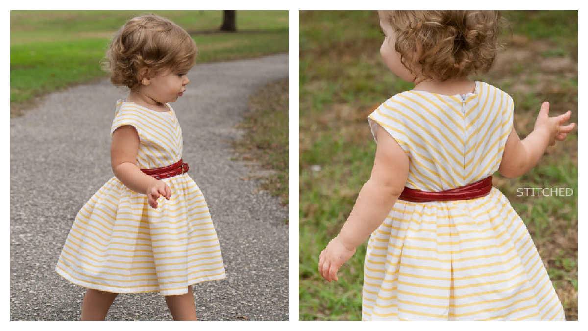 Caroline Party Dress Sewing Pattern