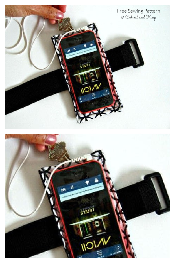 iPhone Armband With Pocket Free Sewing Patterns