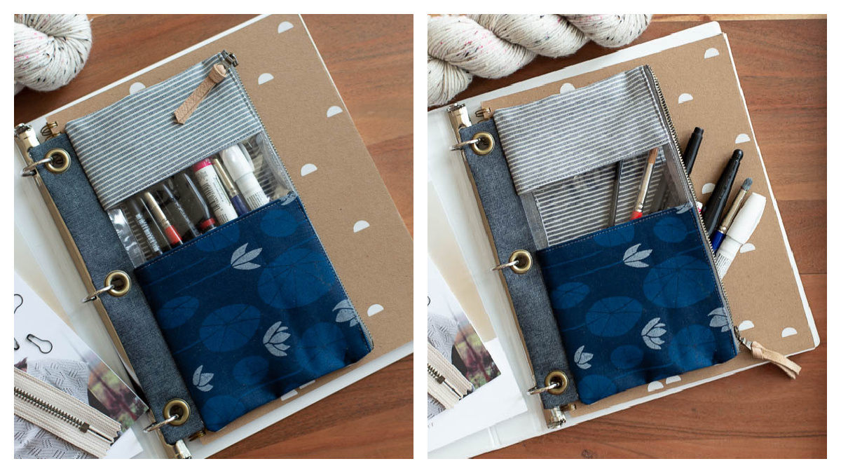 Binder Pouch Free Sewing Pattern