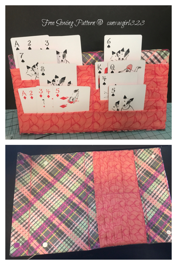 Fabric Playing Card Holder Free Sewing Patterns