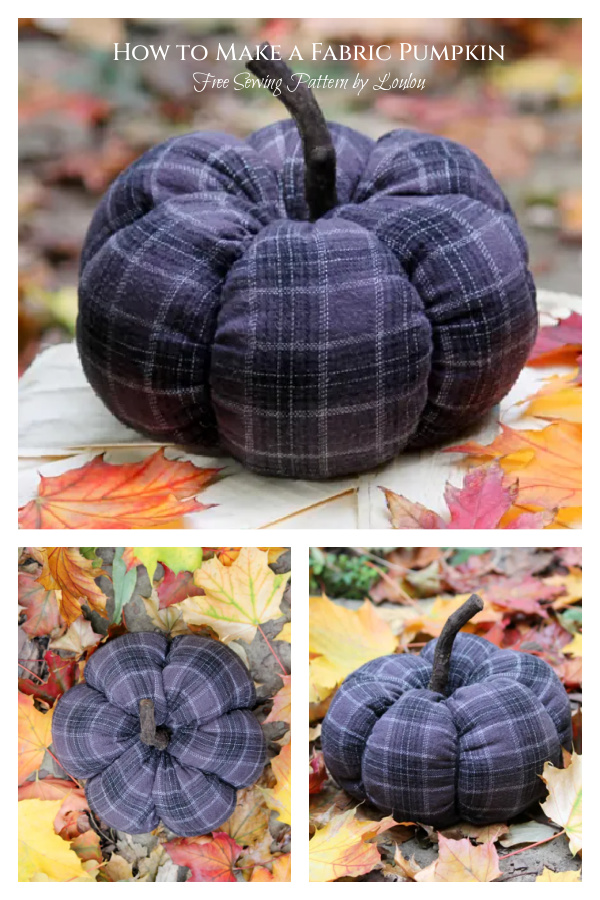 How to Make a Fabric Pumpkin Easy Sewing Tutorial