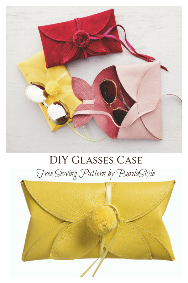 Leather Fish Sunglasses Case Free Sewing Pattern 