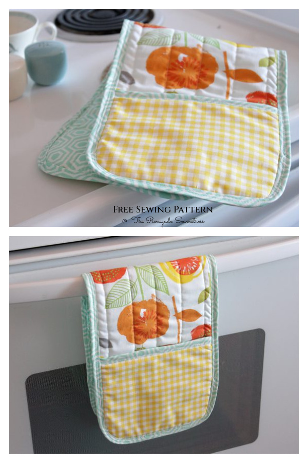 Double Pot Holder Free Sewing Pattern