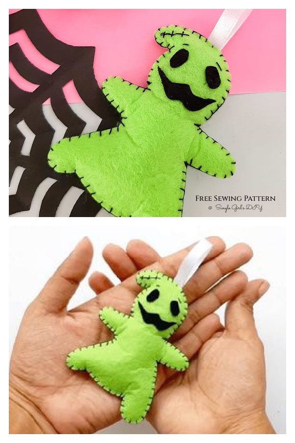 Oogie Boogie Plush Free Sewing Pattern
