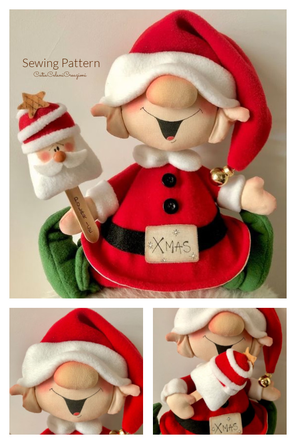 Christmas Doll Elf Sewing Pattern