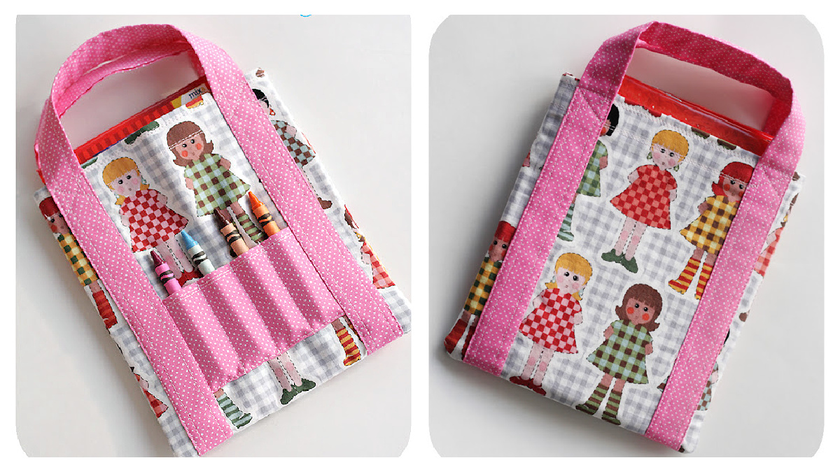 Fabric Kids Busy Bag Free Sewing Patterns