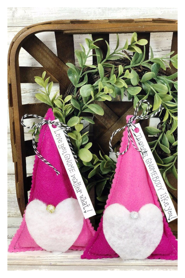 Easy Valentines Day Gnomes Free Sewing Pattern