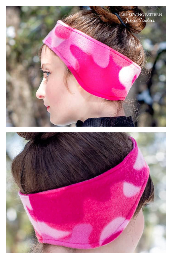 Easy Fabric Ear Warmer Free Sewing Pattern f2