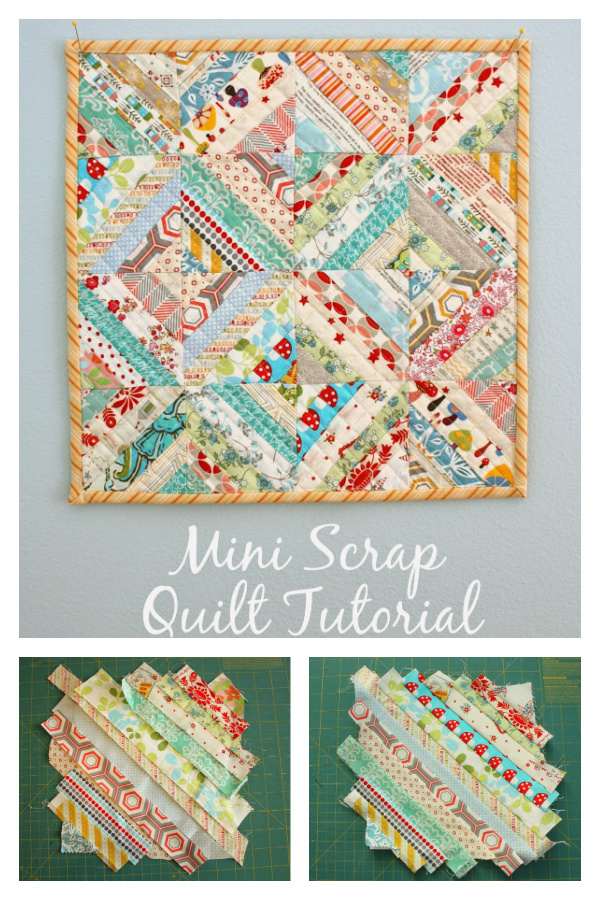 Gorgeous Mini Scrap Quilt Free Sewing Tutorial
