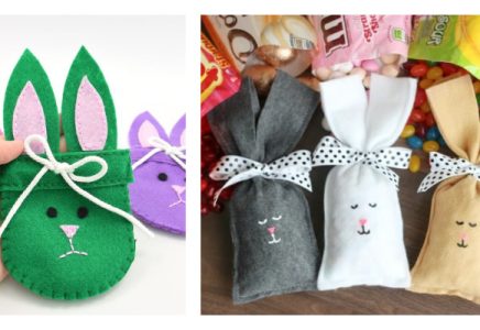 Felt Easter Bunny Bows DIY Tutorial| Fabric Art DIY