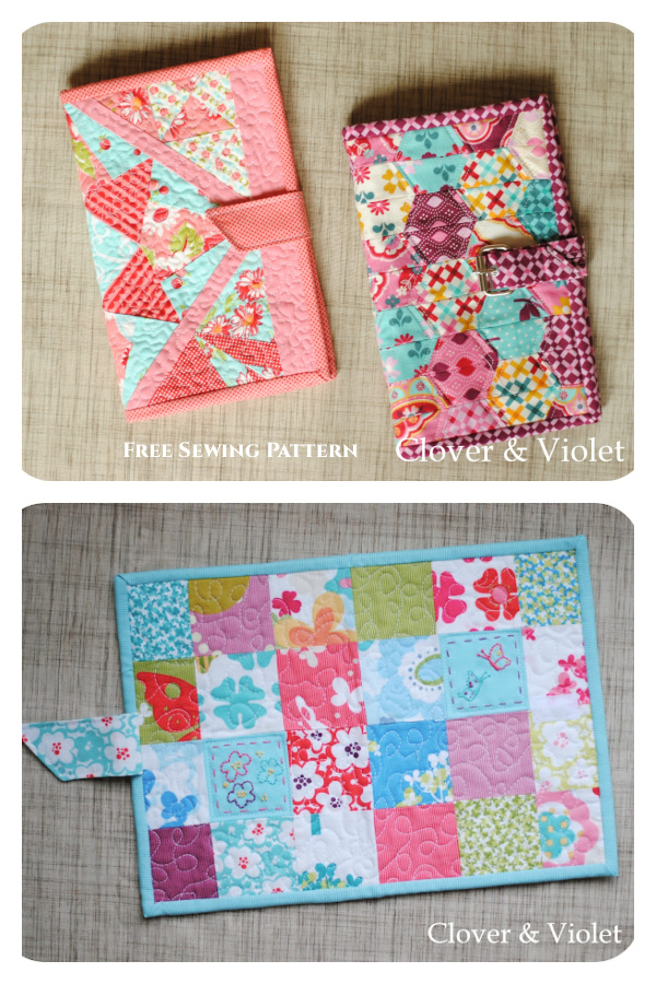 Kindle Book-Style Cover Free Sewing Pattern