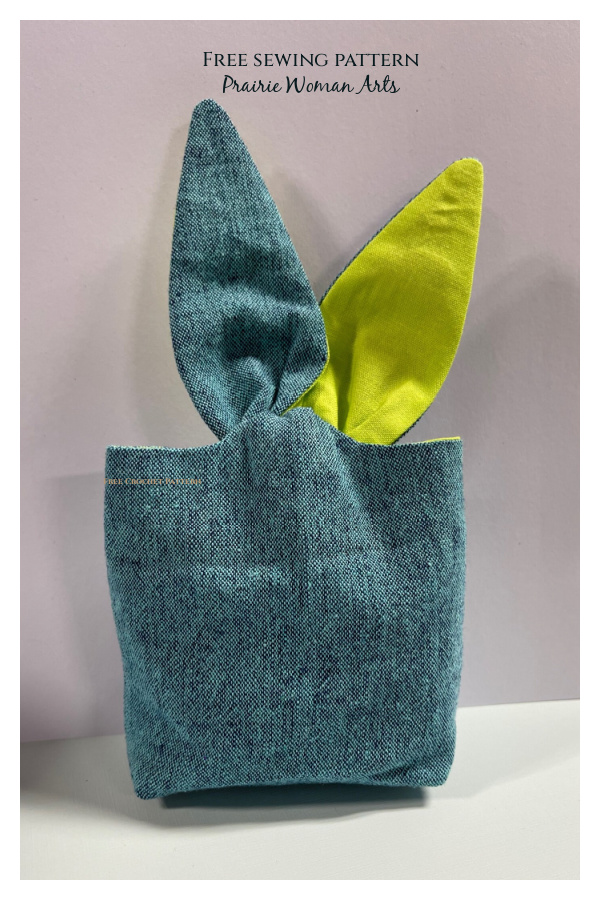Sweet Bunny Treat Bag Free Sewing Pattern