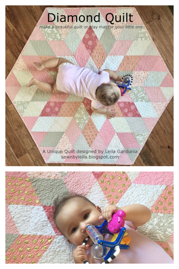 Diamond Quilt Free Sewing Tutorial