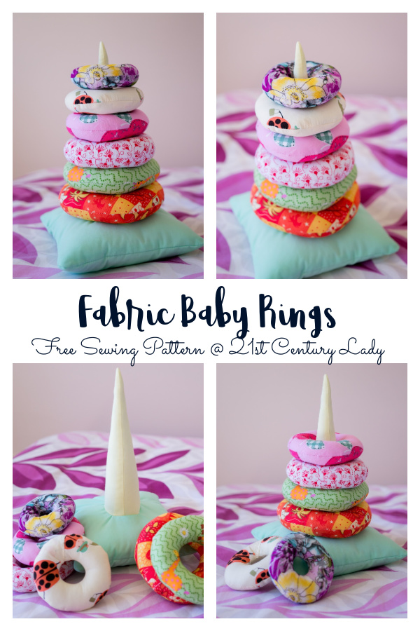 Fabric Baby Rings Free Sewing Pattern