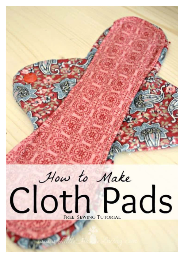 How to Make Fabric Cloth Pads Free Sewing Pattern | Fabric Art DIY