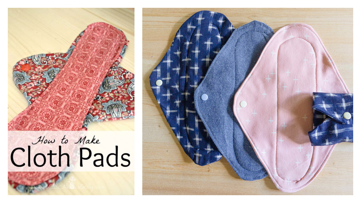 How to Make Fabric Cloth Pads Free Sewing Patterns