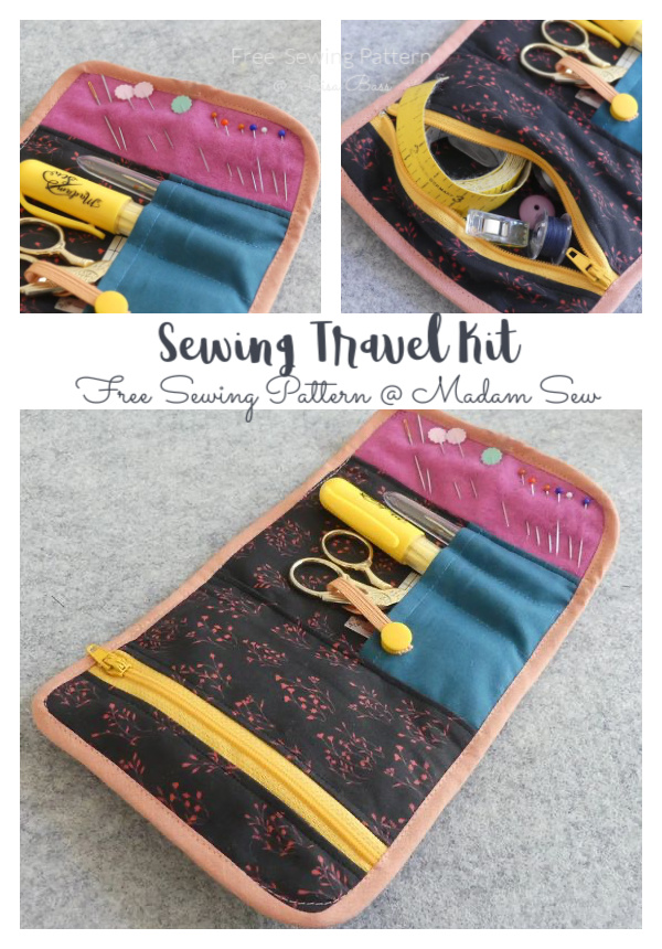 Sewing Travel Kit Free Sewing Pattern