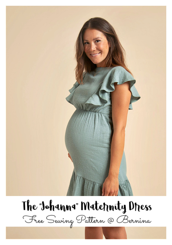 The Johanna Maternity Dress Free Sewing Pattern