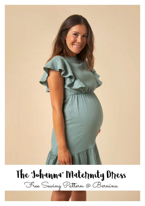 The “Johanna” Maternity Dress Free Sewing Pattern