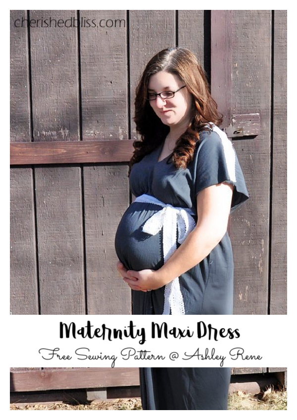 Maternity Maxi Dress Free Sewing Tutorial