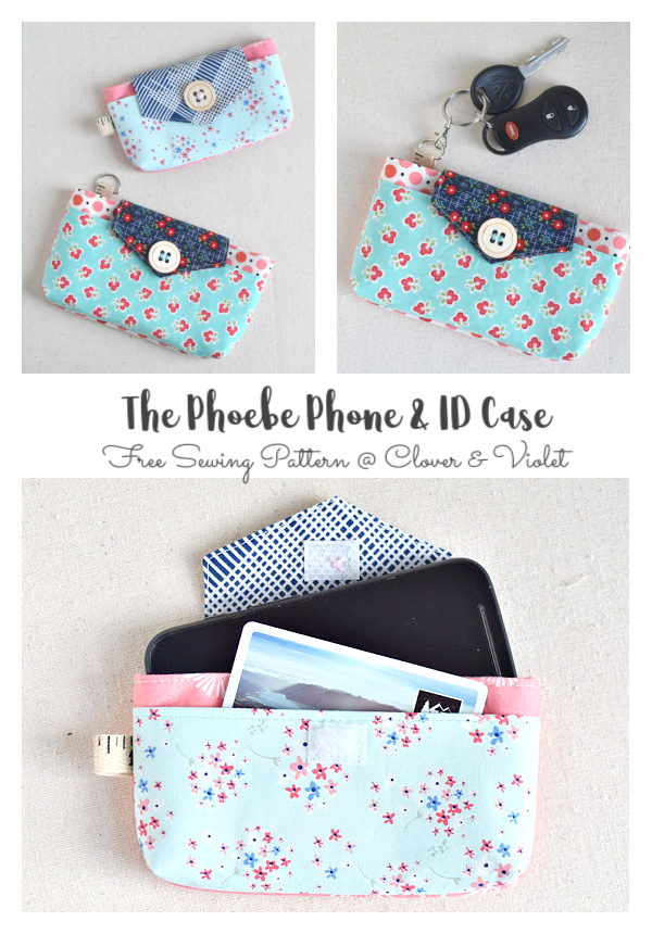 The Phoebe Phone & ID Case Free Sewing Pattern