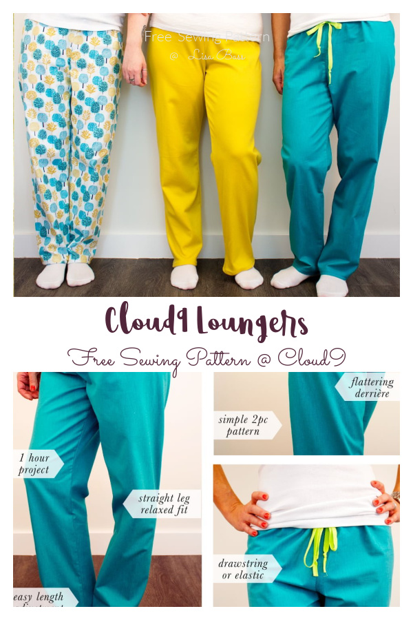 Cloud9 Loungers Free Sewing Pattern