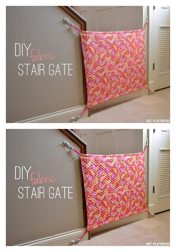 Fabric Baby Stair Gate Easy Sewing Tutorial