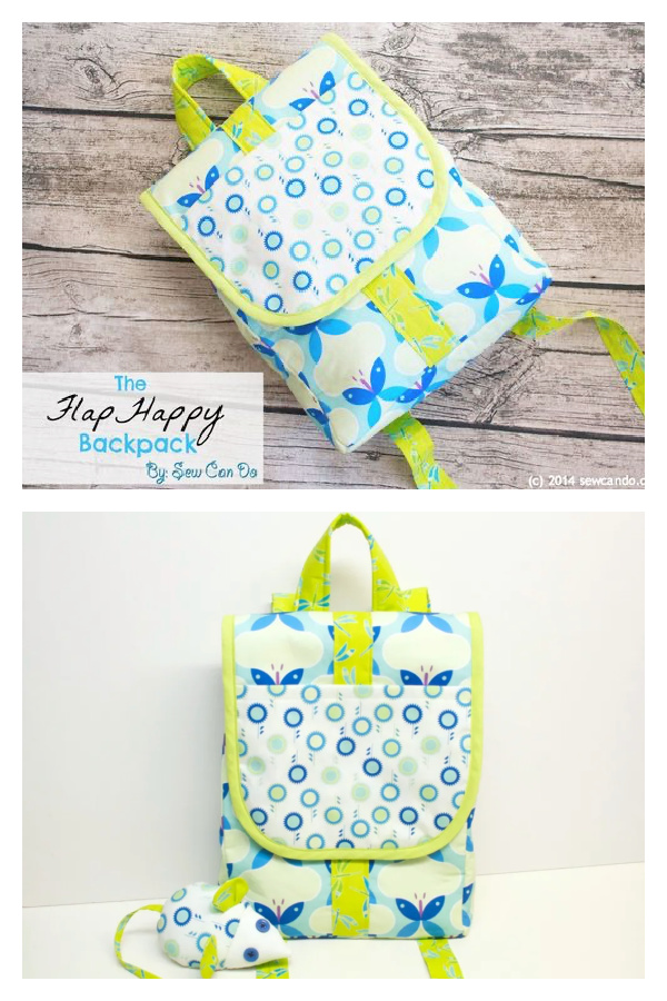 FlapHappy Backpack Free Sewing Pattern