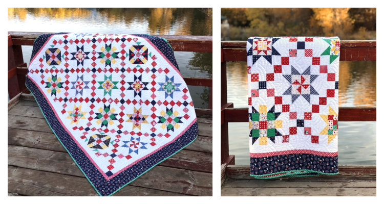 Star Sampler Quilt Free Sewing Pattern