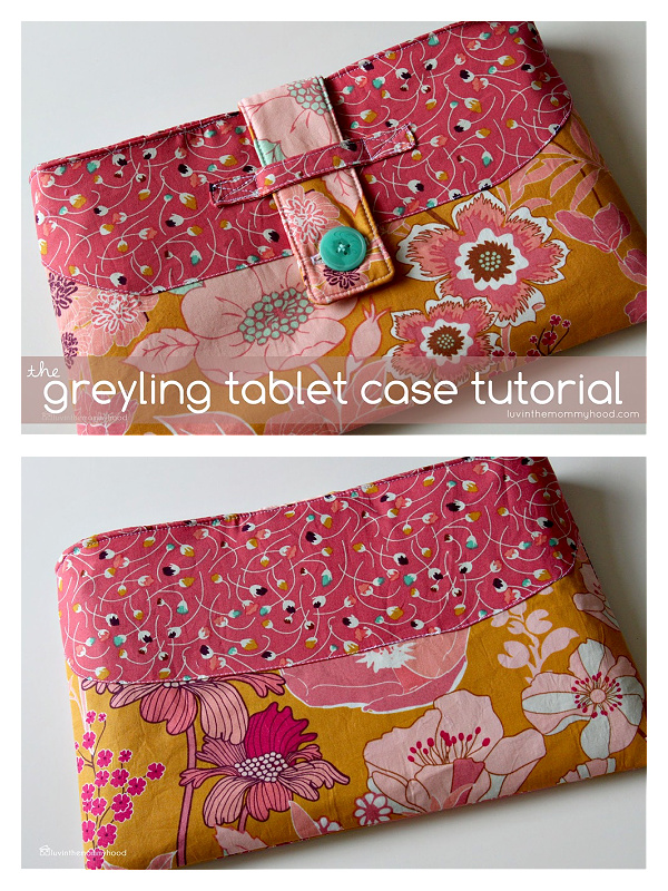 The Greyling Clutch Tablet Case Free Sewing Pattern