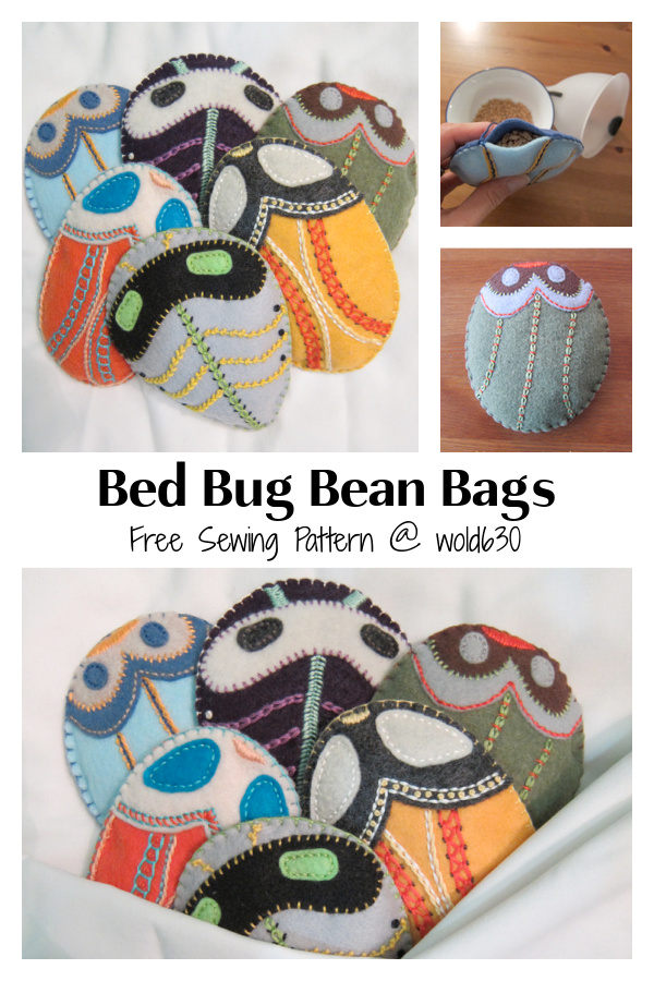 Bed Bug Bean Bags Free Sewing Pattern