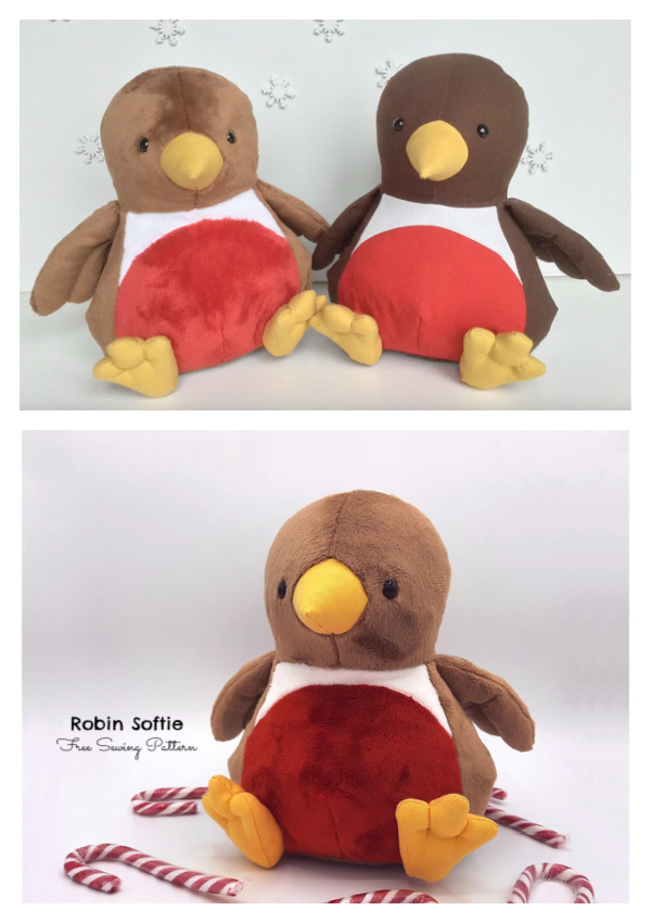 Chubby Robin Softie Free Sewing Pattern