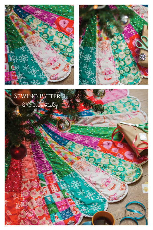 Giant Dresden Christmas Tree Skirt Sewing Pattern