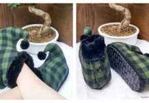 Flip Flop Flannel Elf Slippers Free Sewing Tutorial Flip Flop Flannel Elf Slippers Free Sewing Tutorial