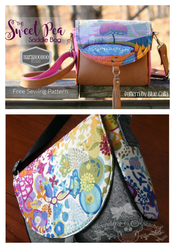 The Sweet Pea Saddle Bag Free Sewing Pattern f2