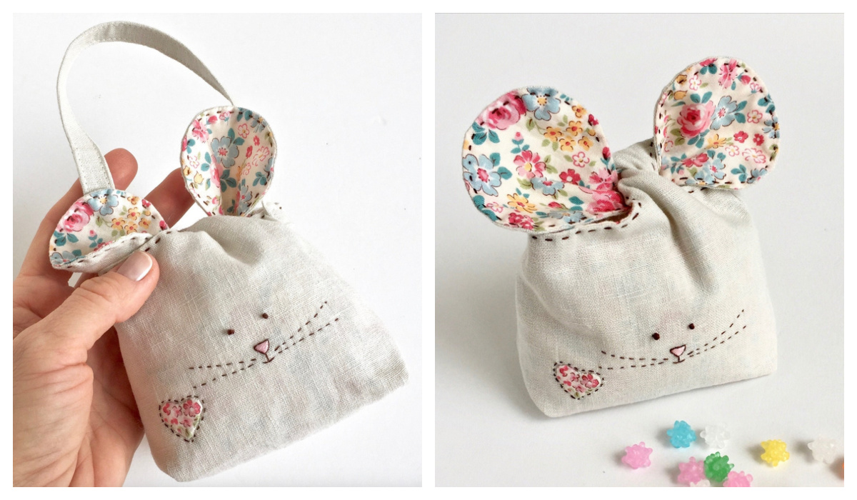 Cute Miss Mousy Bag Sewing Pattern
