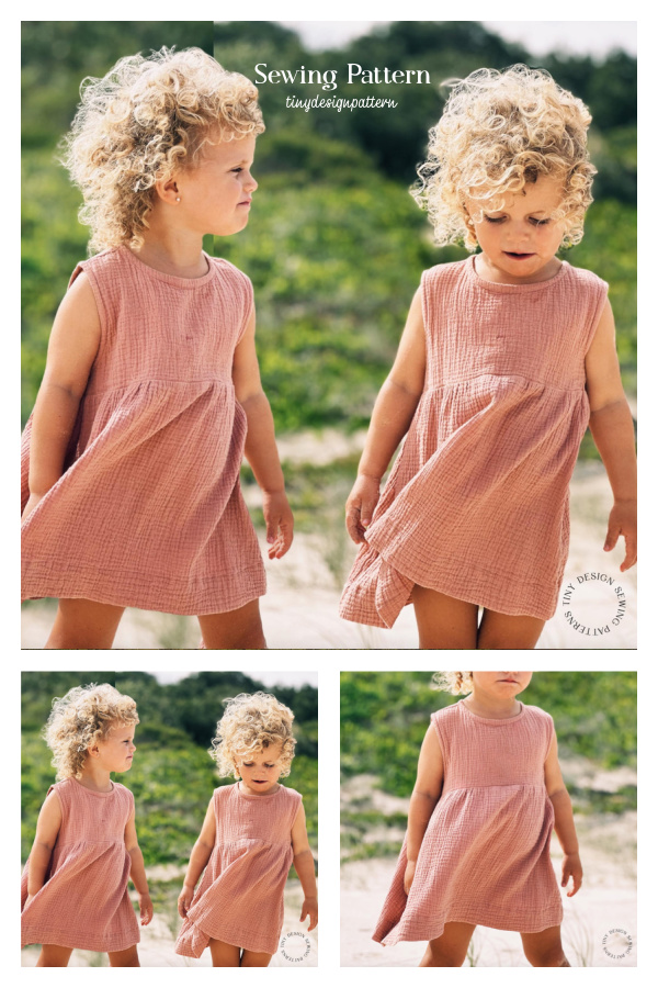 Beginner-Friendly Girls Summer Dress Sewing Pattern