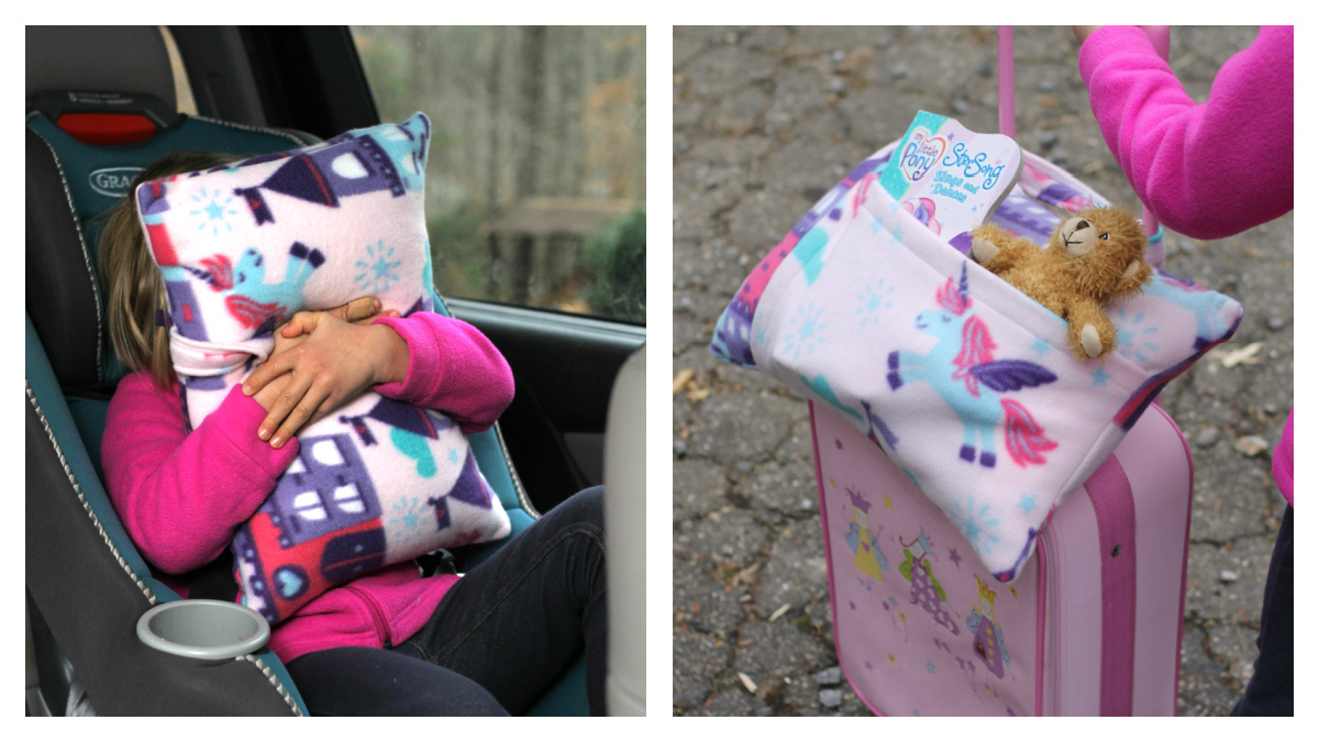 Kid’s Travel Pillow Free Sewing Pattern