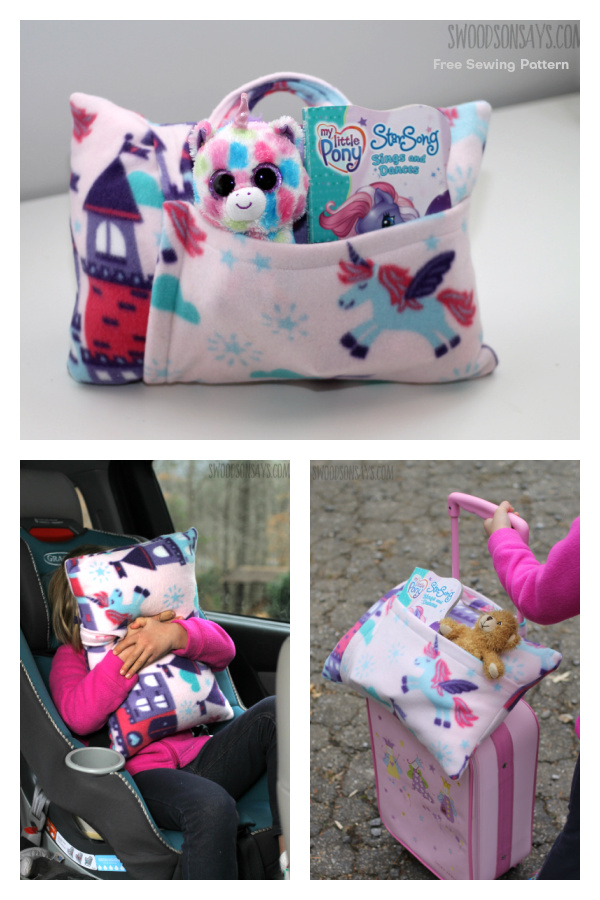 Kids Travel Pillow Free Sewing Pattern