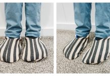 Men’s Fabric Slipper Free Sewing Pattern Men's Fabric Slipper Free Sewing Pattern