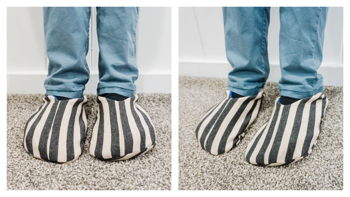 Men’s Fabric Slipper Free Sewing Pattern