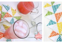 ScrapBusters Pinwheel Coaster Set Free Sewing Pattern ScrapBusters Pinwheel Coaster Set Free Sewing Pattern