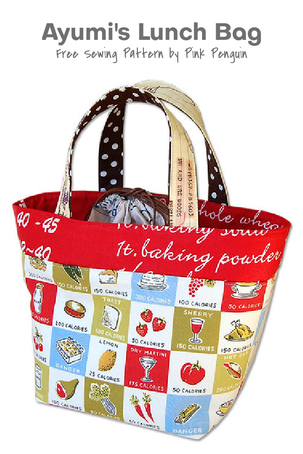Ayumi's Lunch Bag Free Sewing Pattern