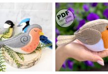Felt Robin Bird Sewing Patterns Felt Robin Bird Sewing Patterns
