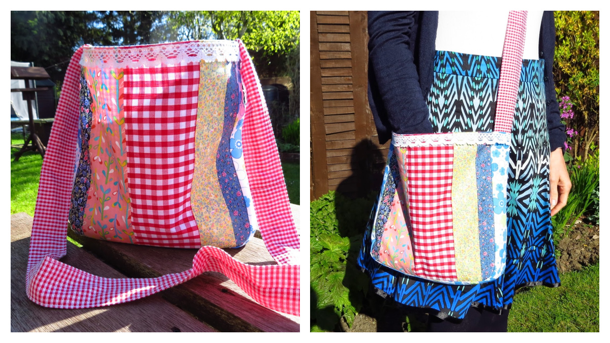 Scrape Patchwork Bag Free Sewing Pattern