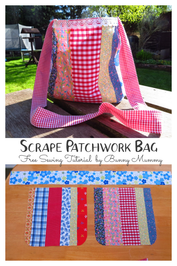 Scrape Patchwork Bag Free Sewing Pattern