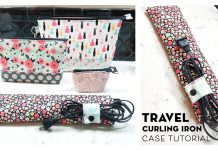 Travel Curling Iron Case Free Sewing Pattern Travel Curling Iron Case Free Sewing Pattern