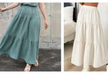 Tiered Ruffle Max Skirt Sewing Pattern Tiered Ruffle Max Skirt Sewing Pattern