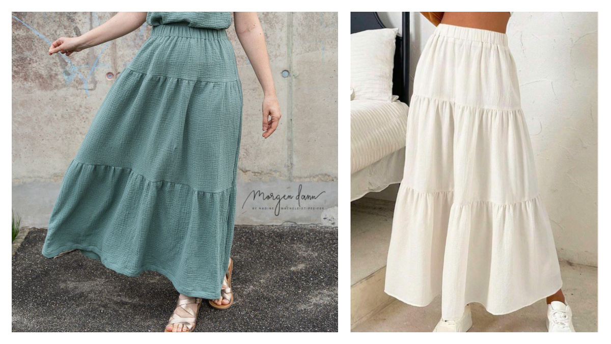 Tiered Ruffle Max Skirt Sewing Pattern
