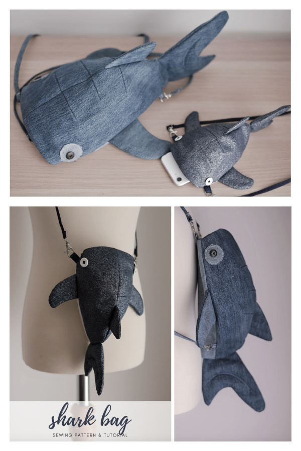 Whale Shark Backpack Sewing Pattern